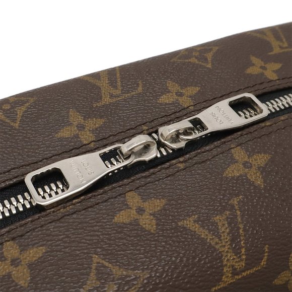 LOUIS VUITTON Black Monogram Pouch - Picture 5 of 10